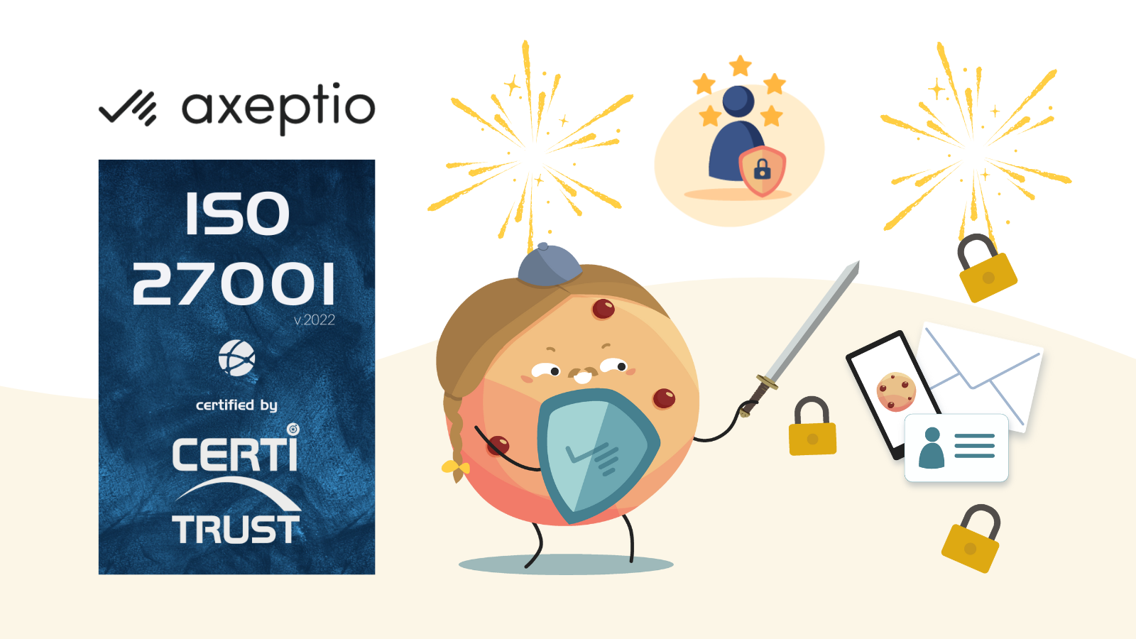 Axeptio certifiée ISO 27001 : une norme en sécurité de l’information