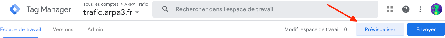 Bouton prévisualiser