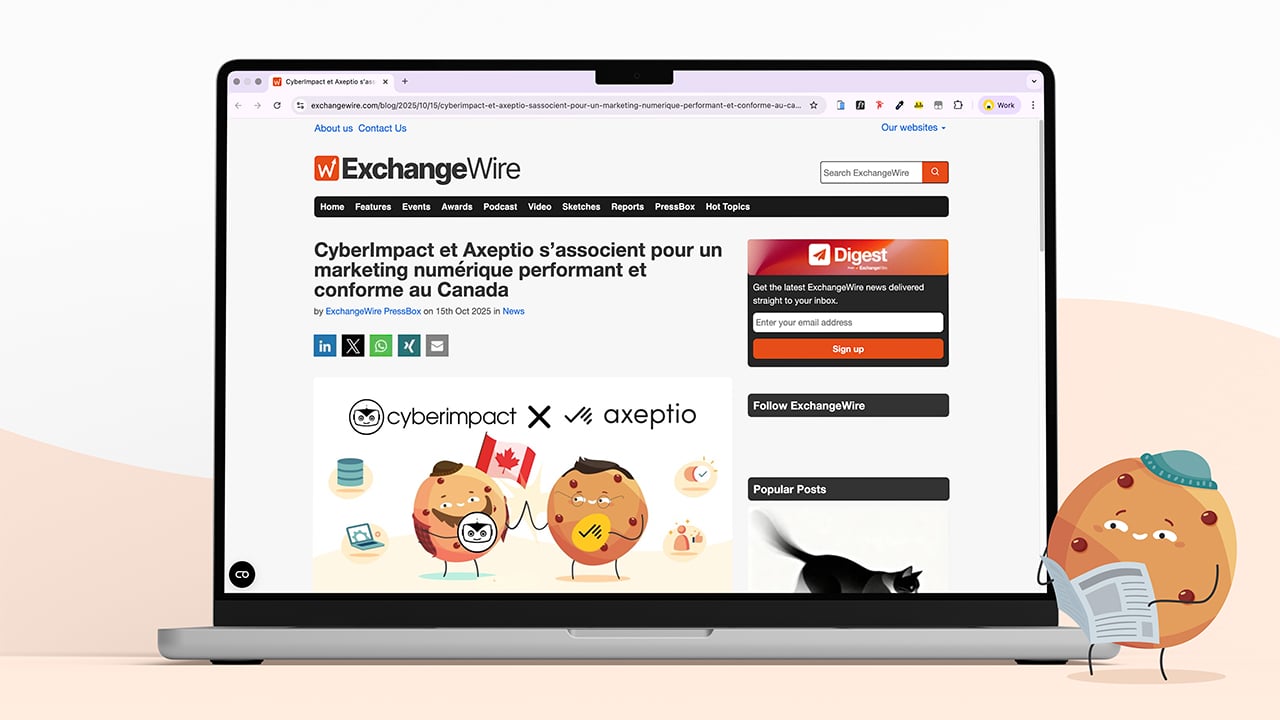 Exchange-Wire_Axeptio-CyberImpact-Partenariat_FR