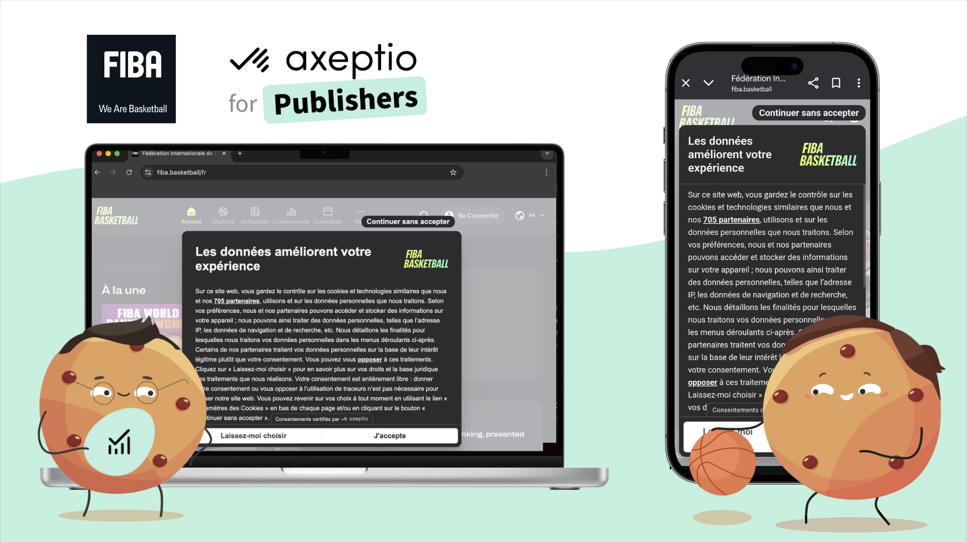FIBA Axeptio for Publishers FR