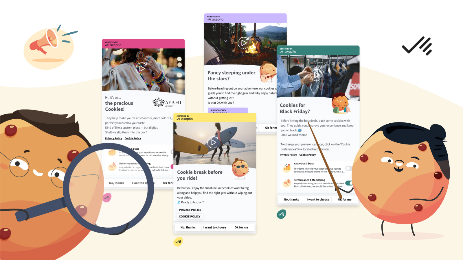 New Consent Banner Axeptio