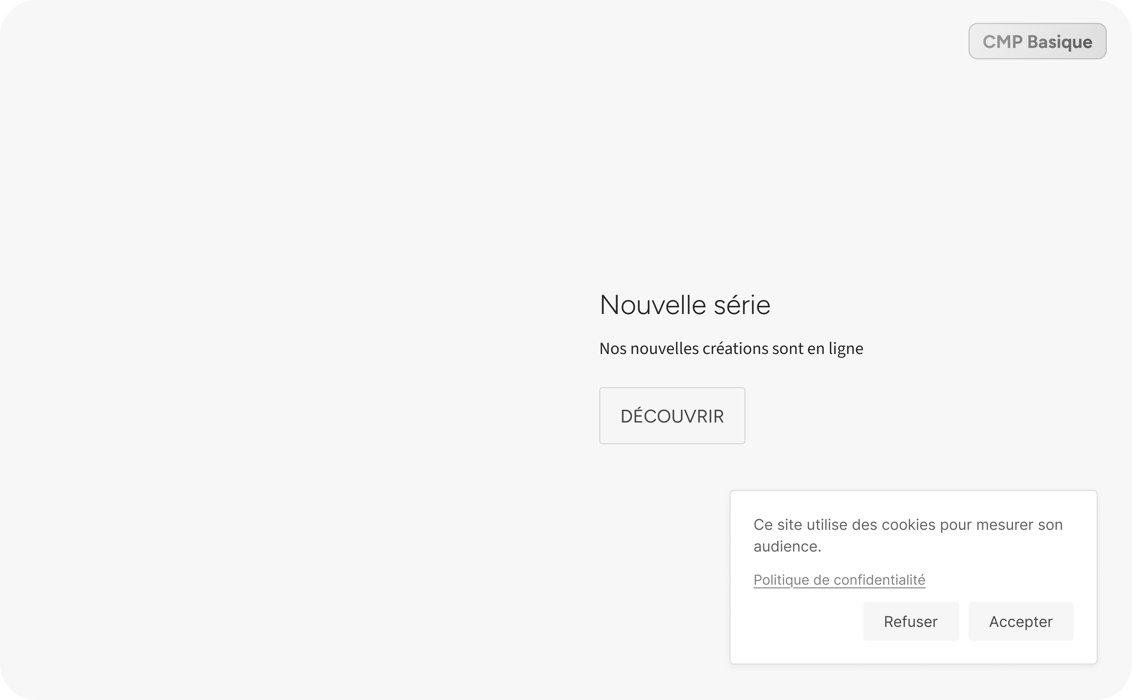 Comparer: CMP basique