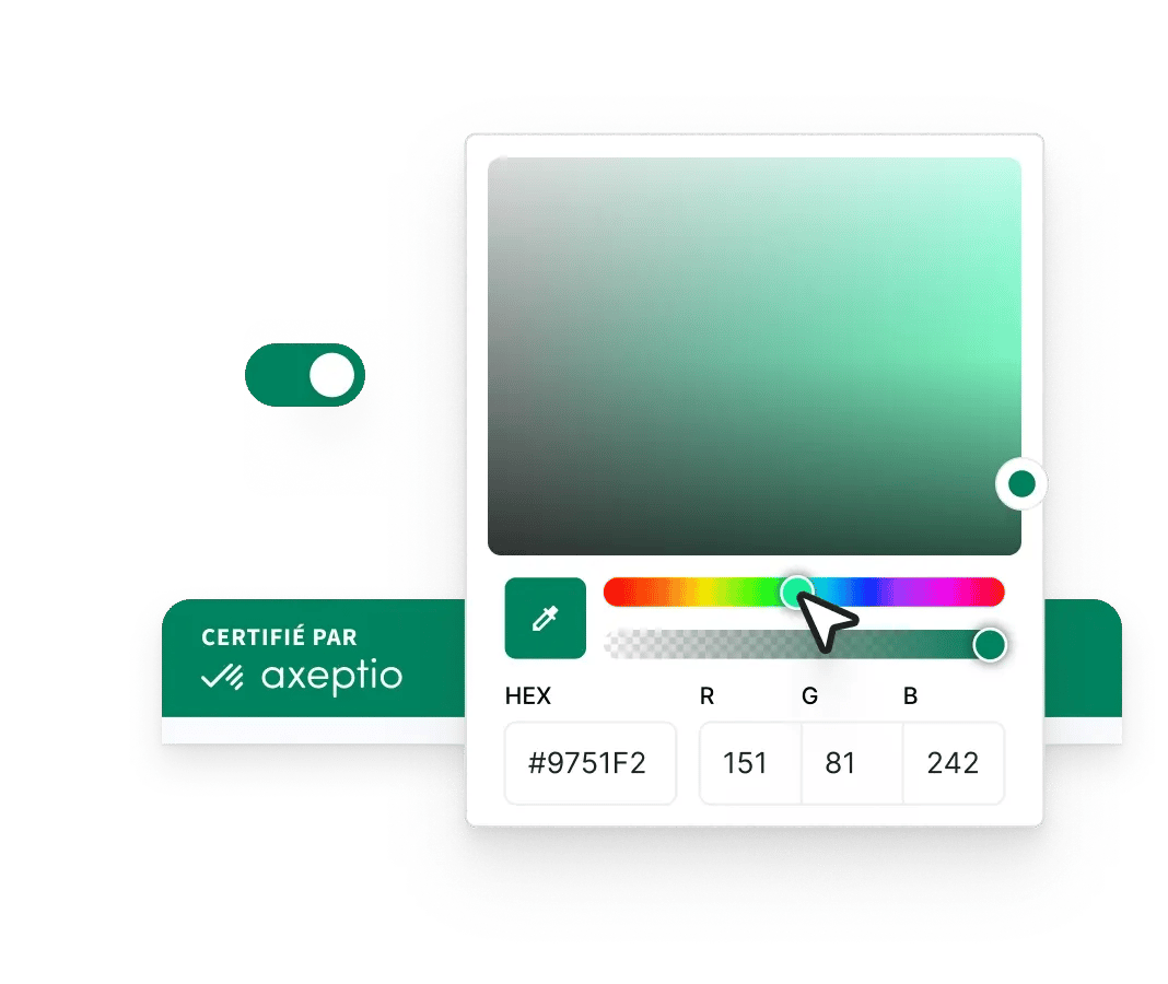 Personnaliser les couleurs du CMP