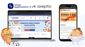 Shop Application x Axeptio pour une boutique en ligne conforme au RGPD