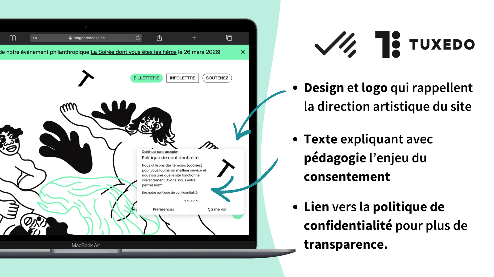 Taux de consentement Tuxedo FR