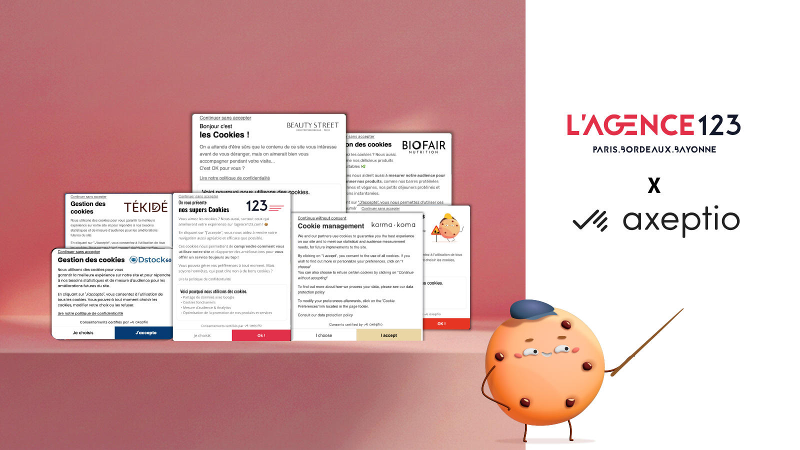 Use Case Agence123 x Axeptio