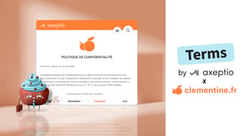 Clementine.fr encadre la gestion et la traçabilité de ses documents contractuels avec Terms by Axeptio