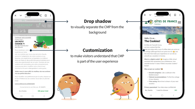 Use cases Axeptio personnalization