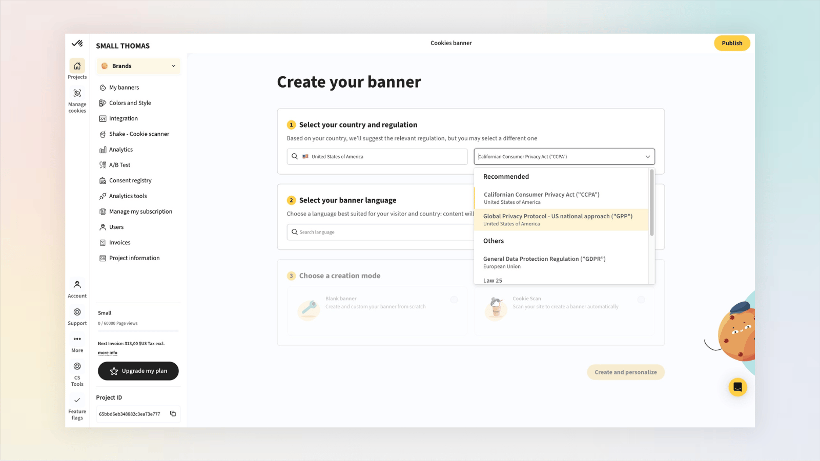 GPP in Axeptio's Back-Office