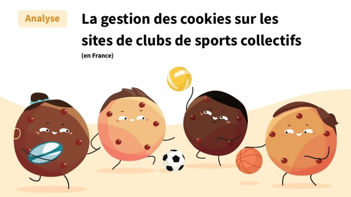 Gestion des cookie sur les sites web des clubs de sports collectifs
