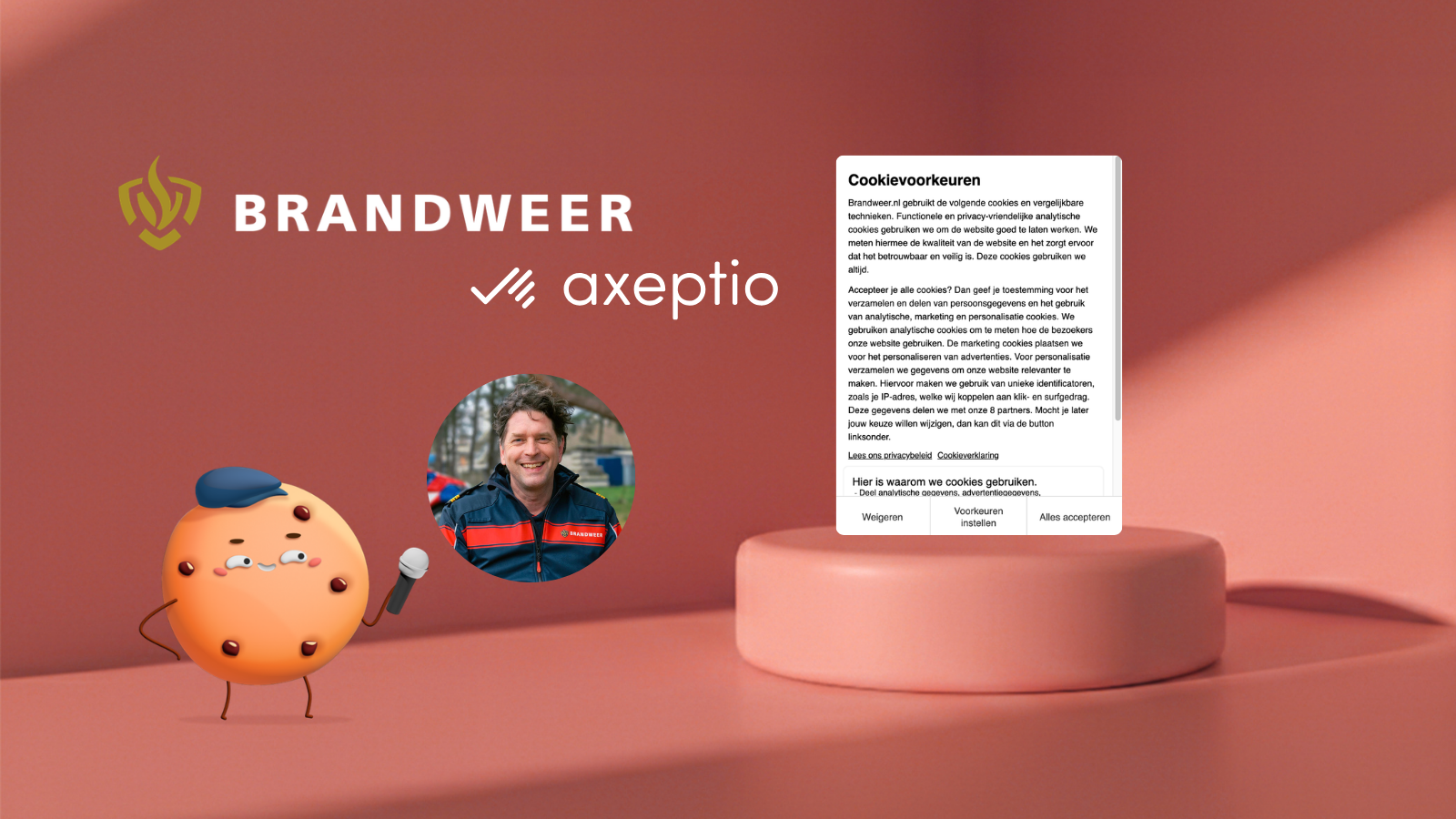 Axeptio et l’agence Consigo accompagnent Brandweer, l’organisme public des pompiers aux Pays-Bas, dans leur gestion du consentement