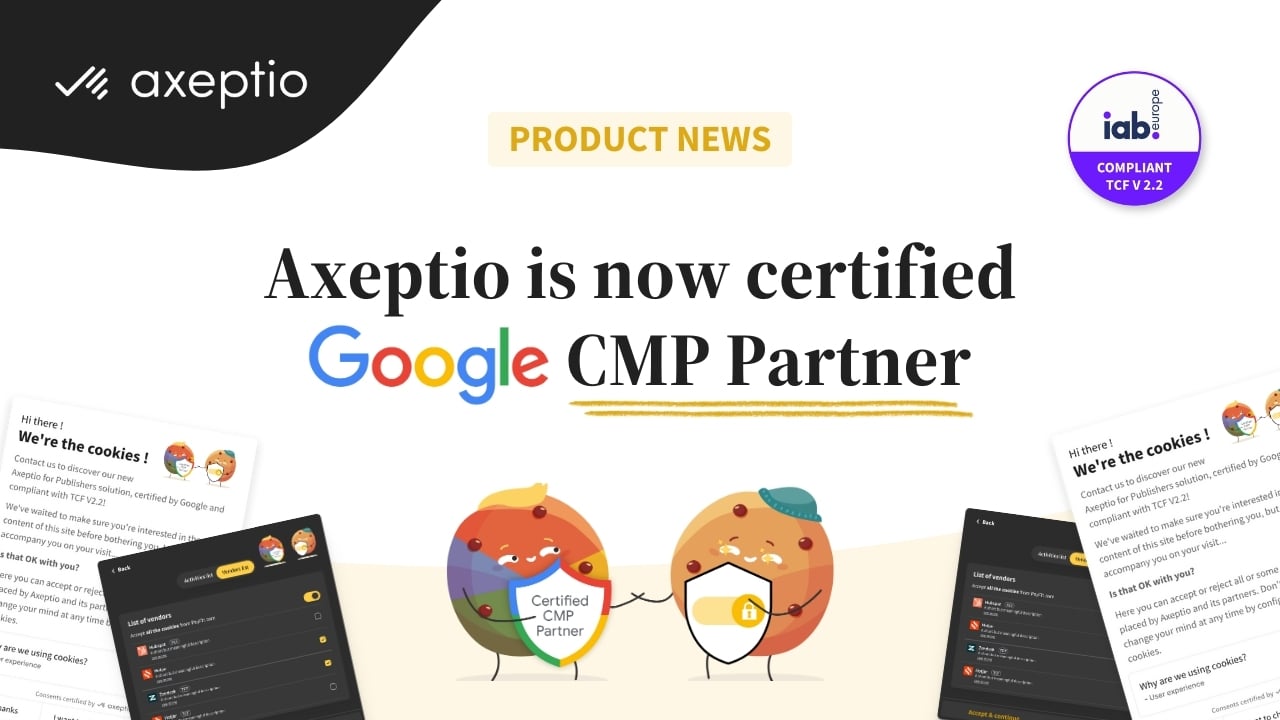 Axeptio joins Google's CMP Partner Program