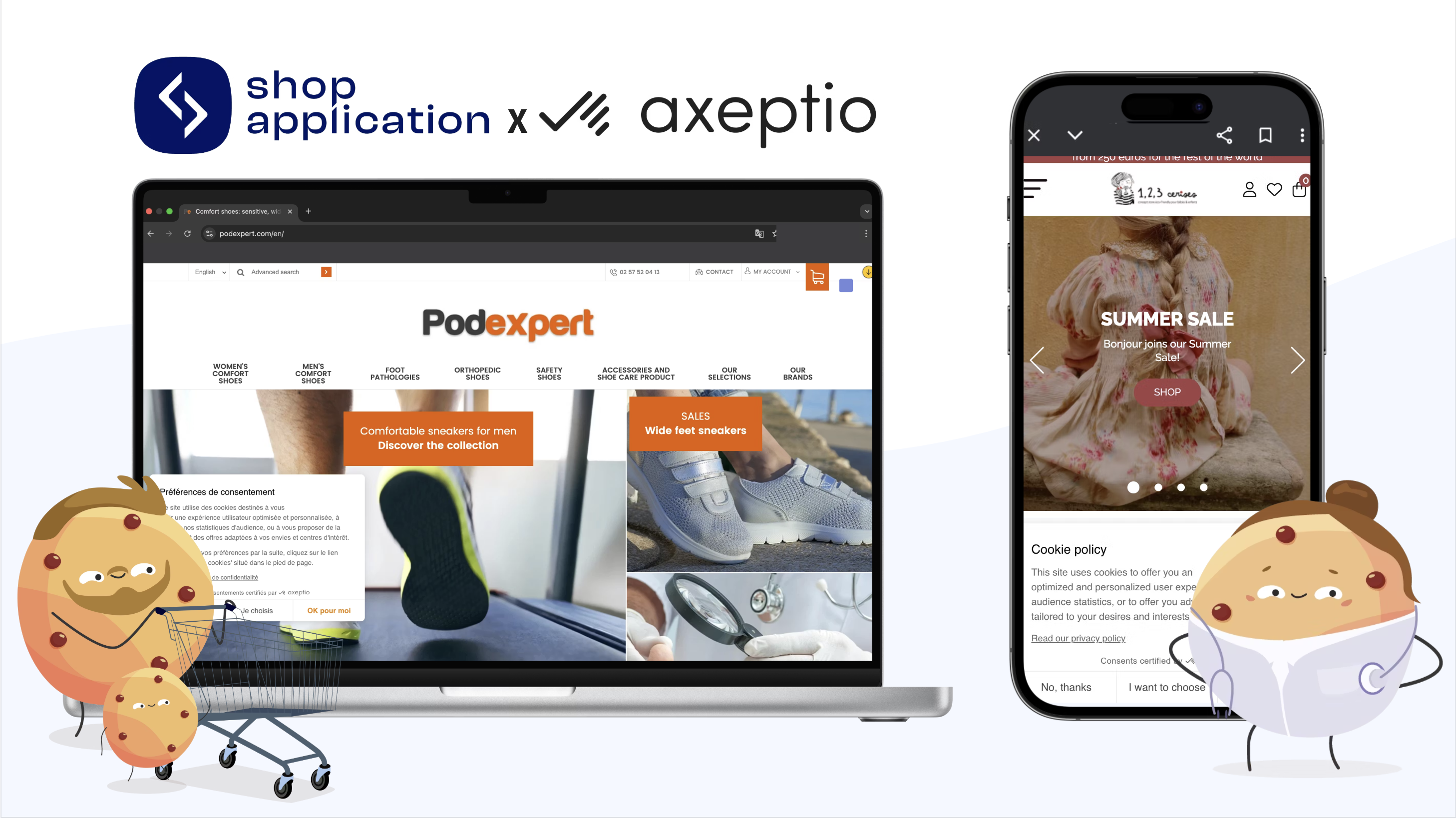 Shop Application x Axeptio: Making GDPR Compliance Easy for Small Businesses without Sacrificing UX