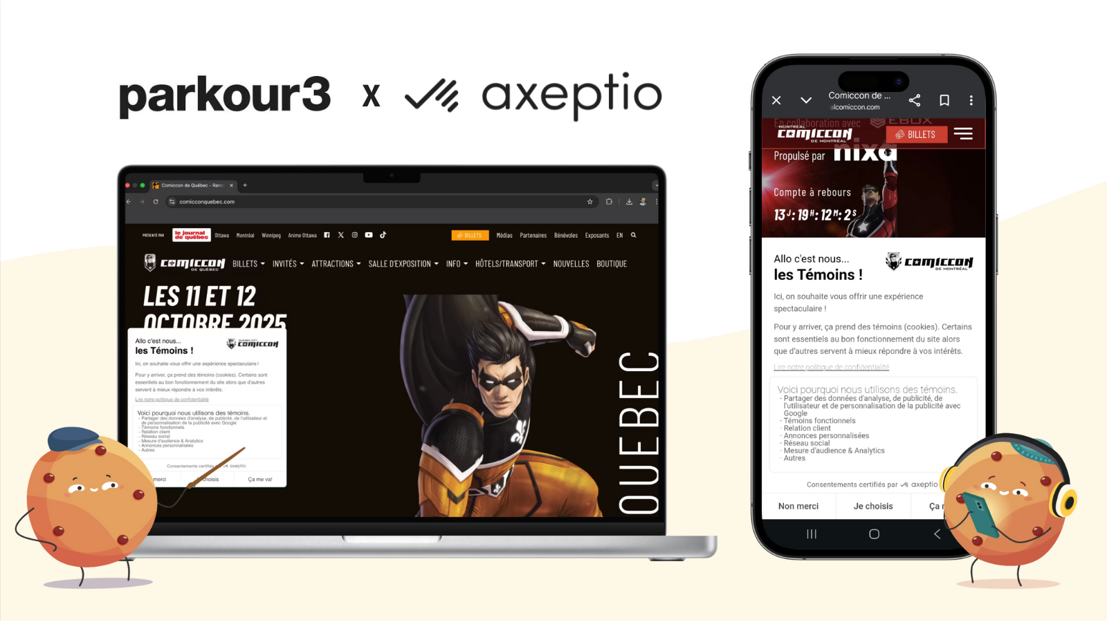 Parole d’experts : pourquoi l’agence Parkour3 a choisi Axeptio pour accompagner les entreprises québécoises vers la conformité ?